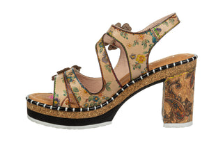 Sandały Laura Vita Naomio 16 Beige 202123, Beżowy, Skóra naturalna