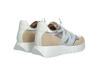 Sneakersy Wonders A-24101 Beig Plata Off 138051, Wielokolorowy