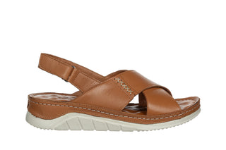 Sandały Bayla-161 022 05 6107 Coconut 161299, Brązowy, Skóra naturalna