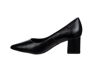 Czółenka Bottero 377101 Black Nap 523092, Czarny, Skóra naturalna