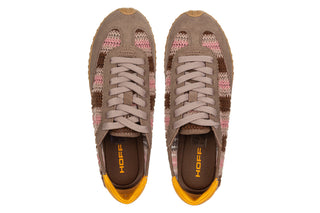 Sneakersy Hoff Bridge Woven Brown 203026, Beżowy, Skóra naturalna