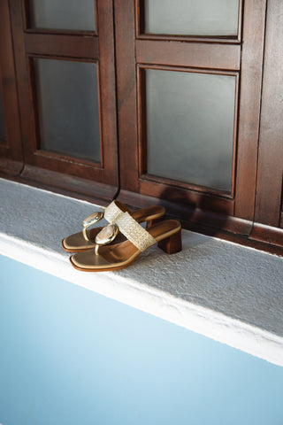 Japonki Noa Harmon 9971-90 Jude Gold 213005, Beżowy, Skóra naturalna