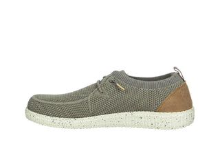 Półbuty Pitas Wp150 Wallabi Fly Washed Taupe 003376, Szary, Tkanina