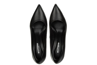 Czółenka Bottero 353721-13 Ata Napoli Pto Pto 523069, Czarny, Skóra naturalna