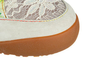 Sneakersy Laura Vita Tivanao 03 Beige 202113, Beżowy, Skóra naturalna