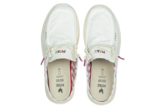 Klapki Pitas Caparica Blanco 003330, Biały, Tkanina