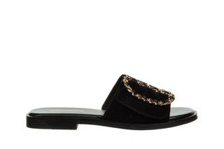 Klapki Noa Harmon 10287-67 Carmen Black Cuero 213001, Czarny, Skóra naturalna