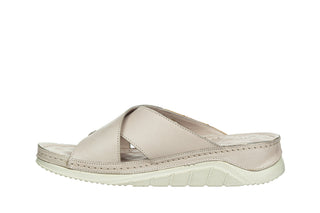 Klapki Bayla-161 022 05 6106 Dark Stone Scissors 161751, Szary, Skóra naturalna