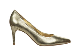 Czółenka Bottero 353721-24 Metal Roma Dourrado 523070, Złoty, Skóra naturalna