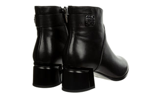 Botki Loretta Vitale C9629 Black Leather 514282, Czarny, Skóra naturalna