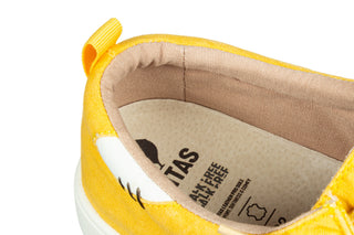 Półbuty Pitas Biarritz Mostaza 003355, Żólty, Tkanina