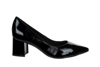 Czółenka Bottero 377101 Black Fla 523093, Czarny, Skóra naturalna