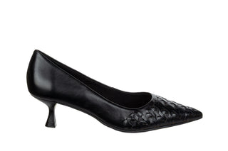 Czółenka Bottero 377402 Black 523111, Czarny, Skóra naturalna
