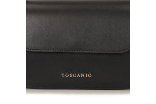 Torebka Toscanio G72 Czarny, Skóra naturalna
