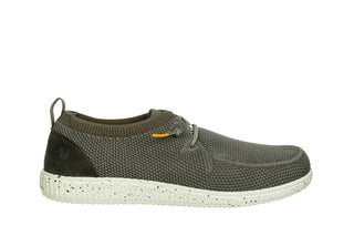 Półbuty Pitas Wp150 Wallabi Fly Washed Kaki 003375, Zielony, Tkanina