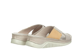 Klapki Bayla-161 022 05 6106 Dark Stone Scissors 161751, Szary, Skóra naturalna