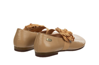Baleriny Laura Vita Florineo 01 Beige 202133, Beżowy, Skóra naturalna