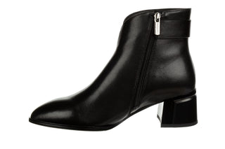 Botki Loretta Vitale C9629 Black Leather 514282, Czarny, Skóra naturalna