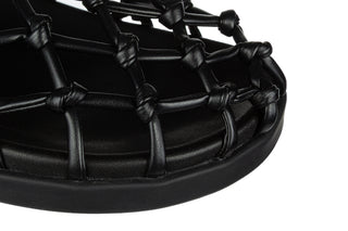 Sandały John Doubare 307-10 Black 104268, Czarny, Skóra naturalna