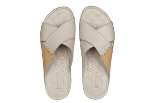 Klapki Bayla-161 022 05 6106 Dark Stone Scissors 161751, Szary, Skóra naturalna