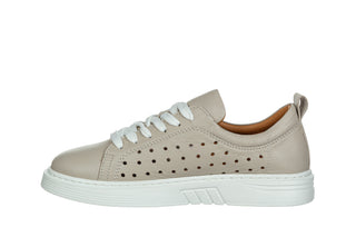 Sneakersy Bayla-161 157 3040 Silver Grey 161791, Beżowy, Skóra naturalna