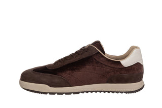 Sneakersy Caprice 9-23714-47 Dk Brown Comb 2018002, Brązowy, Skóra naturalna