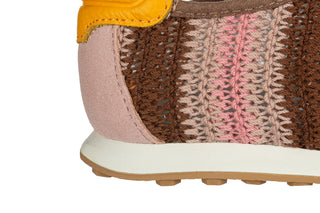 Sneakersy Hoff Bridge Woven Brown 203026, Beżowy, Skóra naturalna