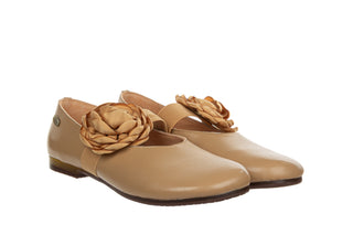 Baleriny Laura Vita Florineo 01 Beige 202133, Beżowy, Skóra naturalna