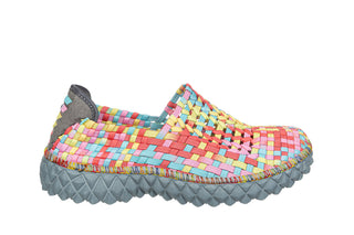 Półbuty Rock Full Breath Bin Candy 032128, Wielokolorowy, Tkanina