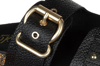 Klapki Yokono Wiwi-252 Opack Negro 208023, Czarny, Skóra naturalna