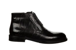 Trzewiki John Doubare V218B-04-183 Black 104263, Czarny, Skóra naturalna
