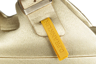 Klapki D Franklin Vibe Foam 2 Buckles Met Light Gold 206020, Złoty, Tworzywo