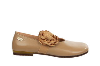 Baleriny Laura Vita Florineo 01 Beige 202133, Beżowy, Skóra naturalna