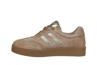 Sneakersy S Barski LR62-7107 Beige 216004, Beżowy, Skóra naturalna