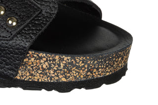 Klapki Yokono Wiwi-252 Opack Negro 208023, Czarny, Skóra naturalna