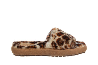 Kapcie Emu Mckay Leopard Leopard Print 119211, Brązowy, Wełna