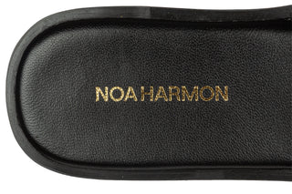 Klapki Noa Harmon 10306P-06 Faro Black 213003, Czarny, Skóra naturalna
