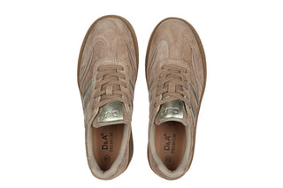 Sneakersy S Barski LR62-7107 Beige 216004, Beżowy, Skóra naturalna