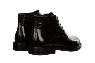 Trzewiki John Doubare V218B-04-183 Black 104263, Czarny, Skóra naturalna