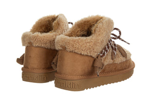 Śniegowce D Franklin Nordic Lite Sherpa Camel 206028, Brązowy, Materiał
