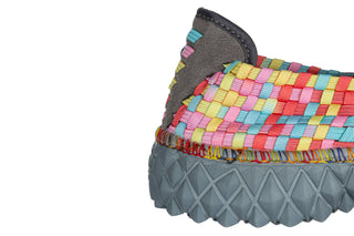 Półbuty Rock Full Breath Bin Candy 032128, Wielokolorowy, Tkanina