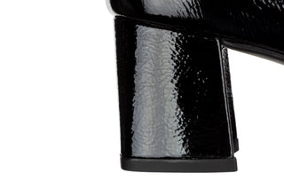 Czółenka Bottero 377101 Black Fla 523093, Czarny, Skóra naturalna