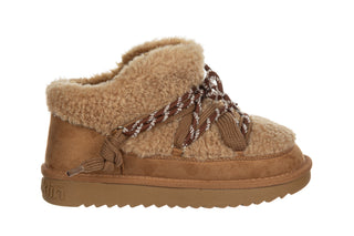 Śniegowce D Franklin Nordic Lite Sherpa Camel 206028, Brązowy, Materiał