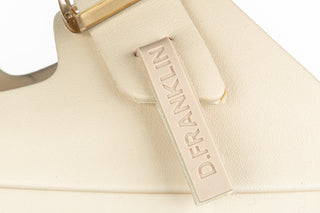 Klapki D Franklin Vibe Foam 2 Buckles Cristal Cream 206018, Beżowy, Tworzywo