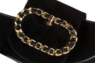 Klapki Noa Harmon 10287-67 Carmen Black Cuero 213001, Czarny, Skóra naturalna