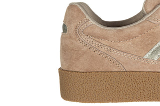 Sneakersy S Barski LR62-7107 Beige 216004, Beżowy, Skóra naturalna