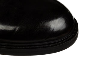 Trzewiki John Doubare V218B-04-183 Black 104263, Czarny, Skóra naturalna