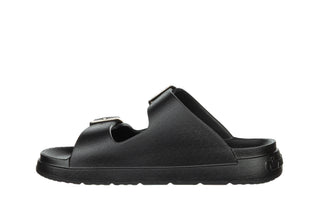 Klapki D Franklin Vibe Foam 2 Buckles Black Platinum 206021, Czarny, Tworzywo