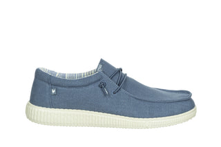 Półbuty Pitas Wp150 Linen Azul 003371, Niebieski, Tkanina