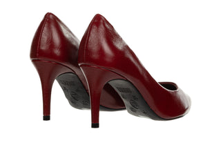 Czółenka Bottero 353721-55 Atenas Burgundy 523071, Bordowy, Skóra naturalna